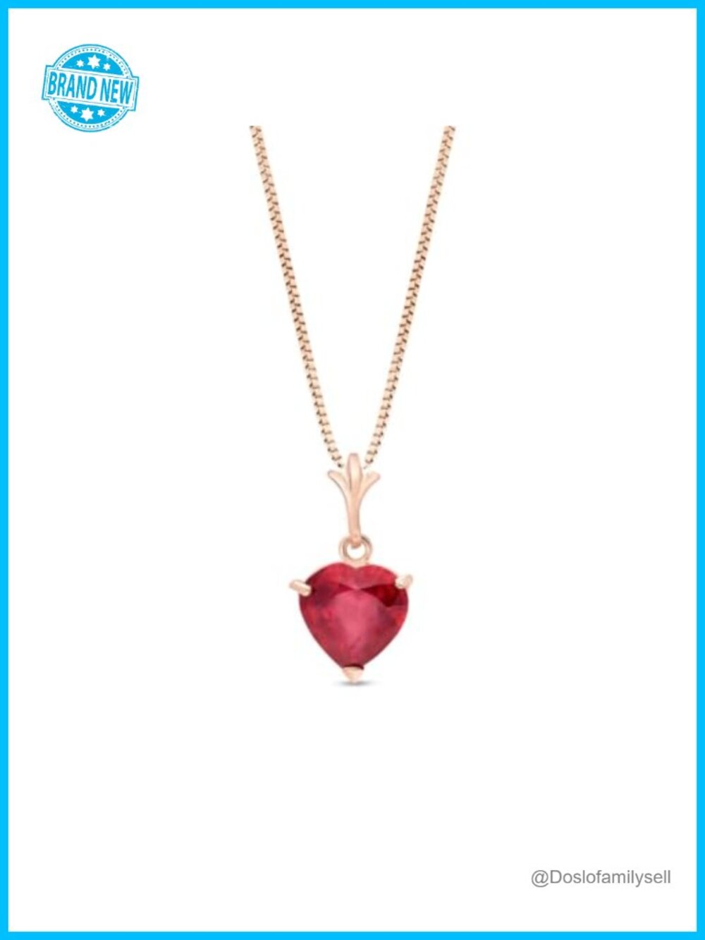 14K Solid Gold Lab Grown Ruby Heart Pendant Necklace Leverback Earrings Set